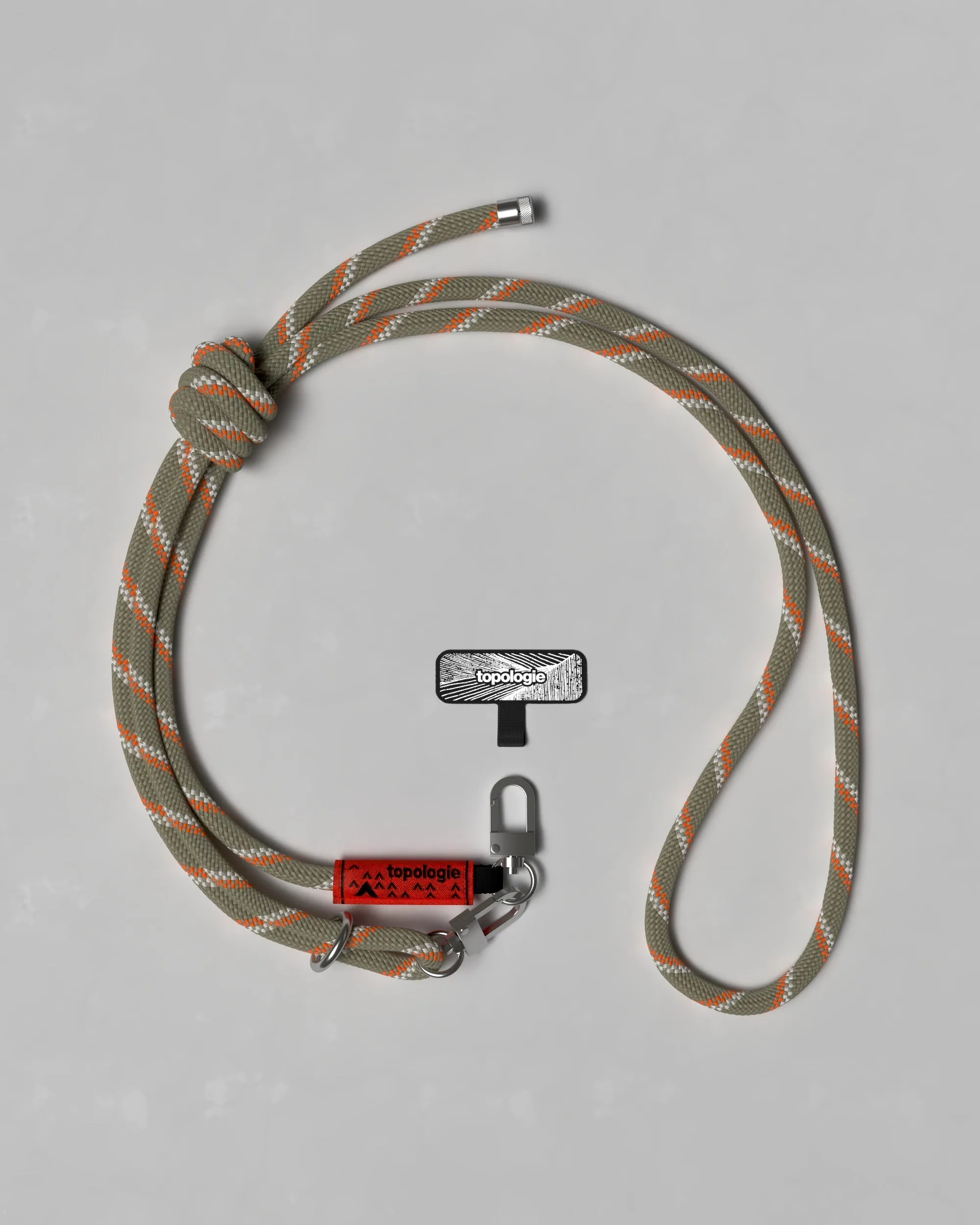 8.0mm Rope / Sage Patterned   Phone Strap Adapter