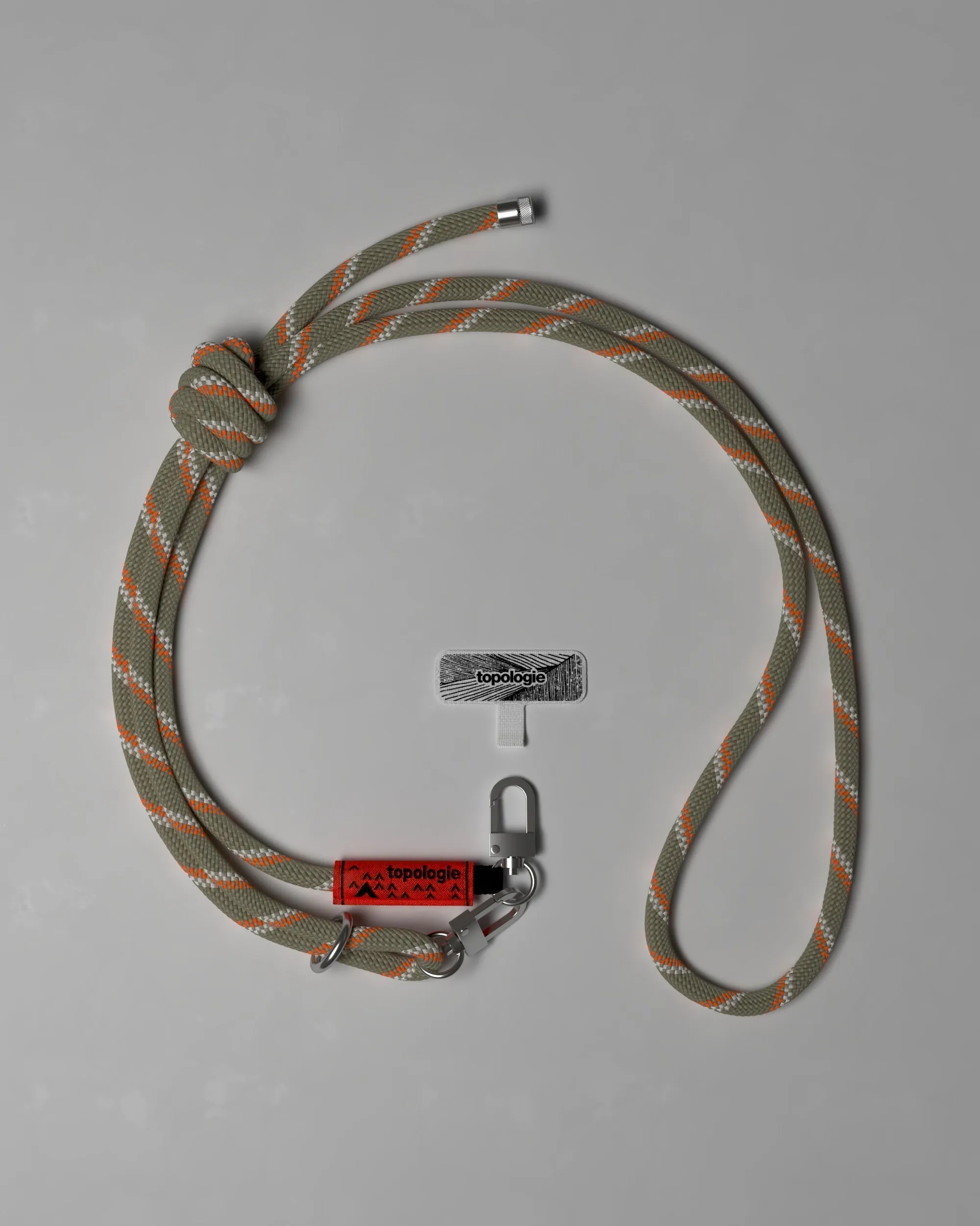 8.0mm Rope / Sage Patterned   Phone Strap Adapter