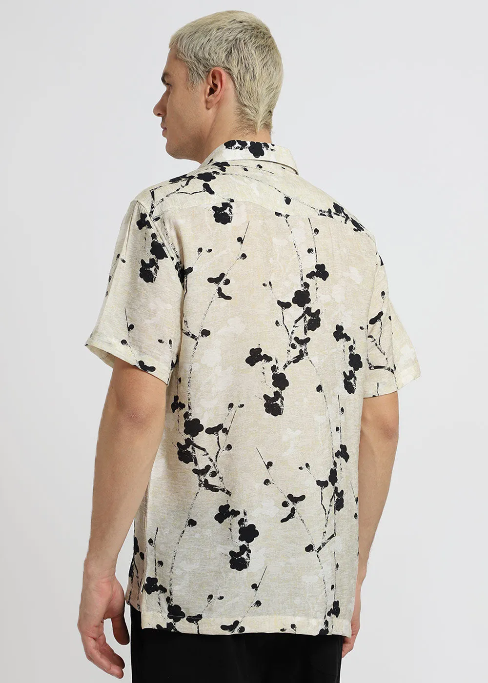 Abstract Flora Printed Shirt