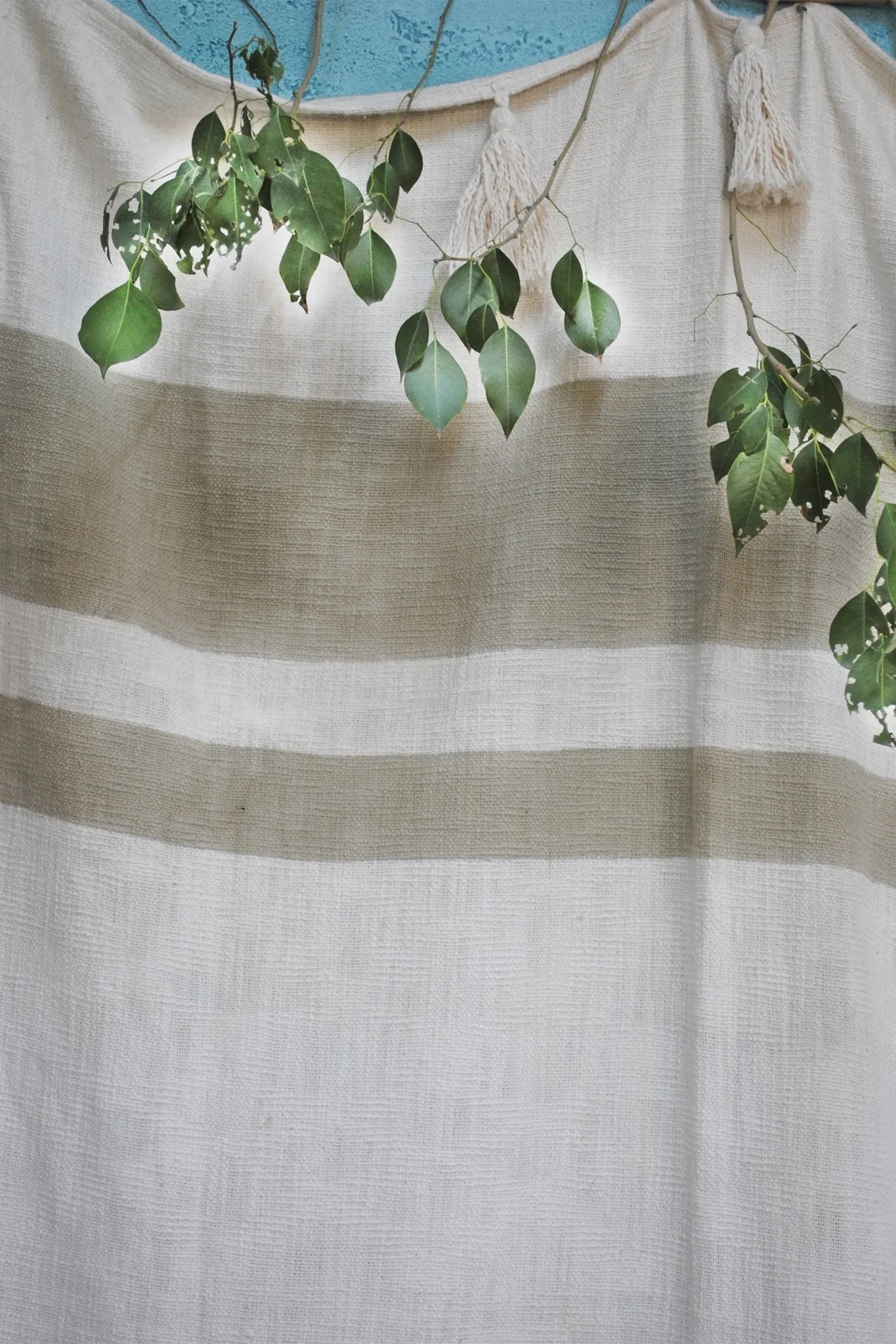 ACUTE  - BLOCK PRINTED THROW