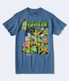 Aeropostale Mens' Teenage Mutant Ninja Turtles Graphic Tee -  - Size XL - Cotton - Teen Fashion & Clothing Blue