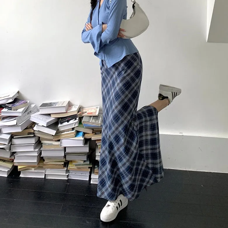 Annie Blue Plaid Set