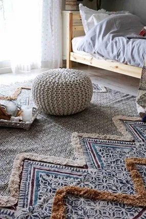 ASTERIA - BLOCK PRINTED RUG