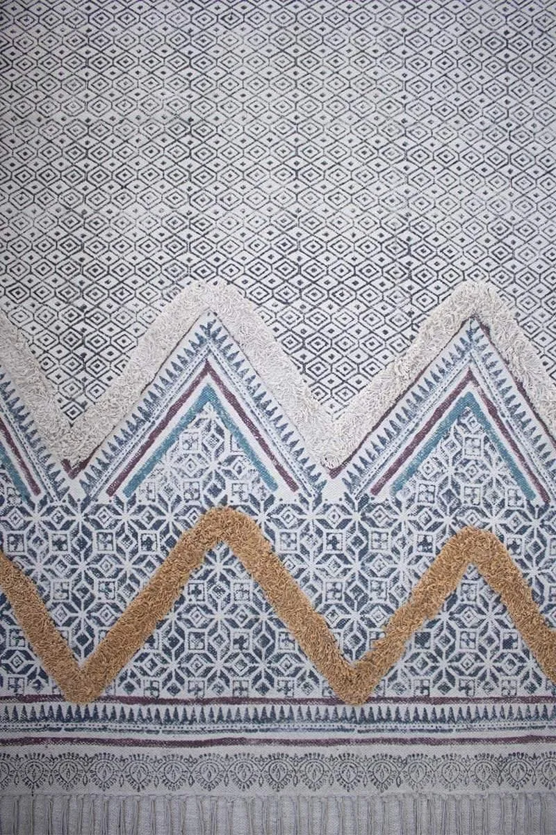 ASTERIA - BLOCK PRINTED RUG