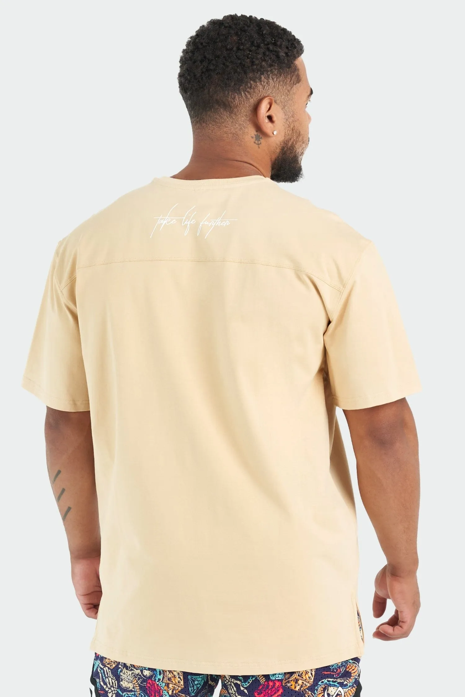 Back Script Oversized Tee