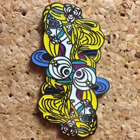 Bassnectar Goddess Reversible Enamel Hat Pin