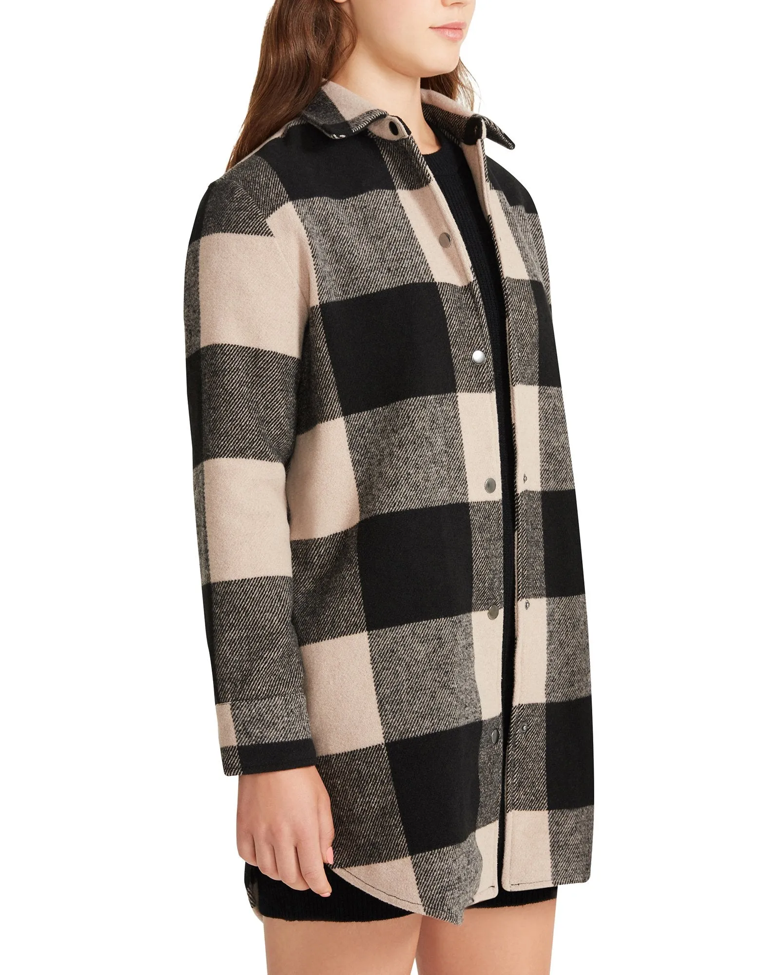 BB Dakota Eldridge Plaid Coat