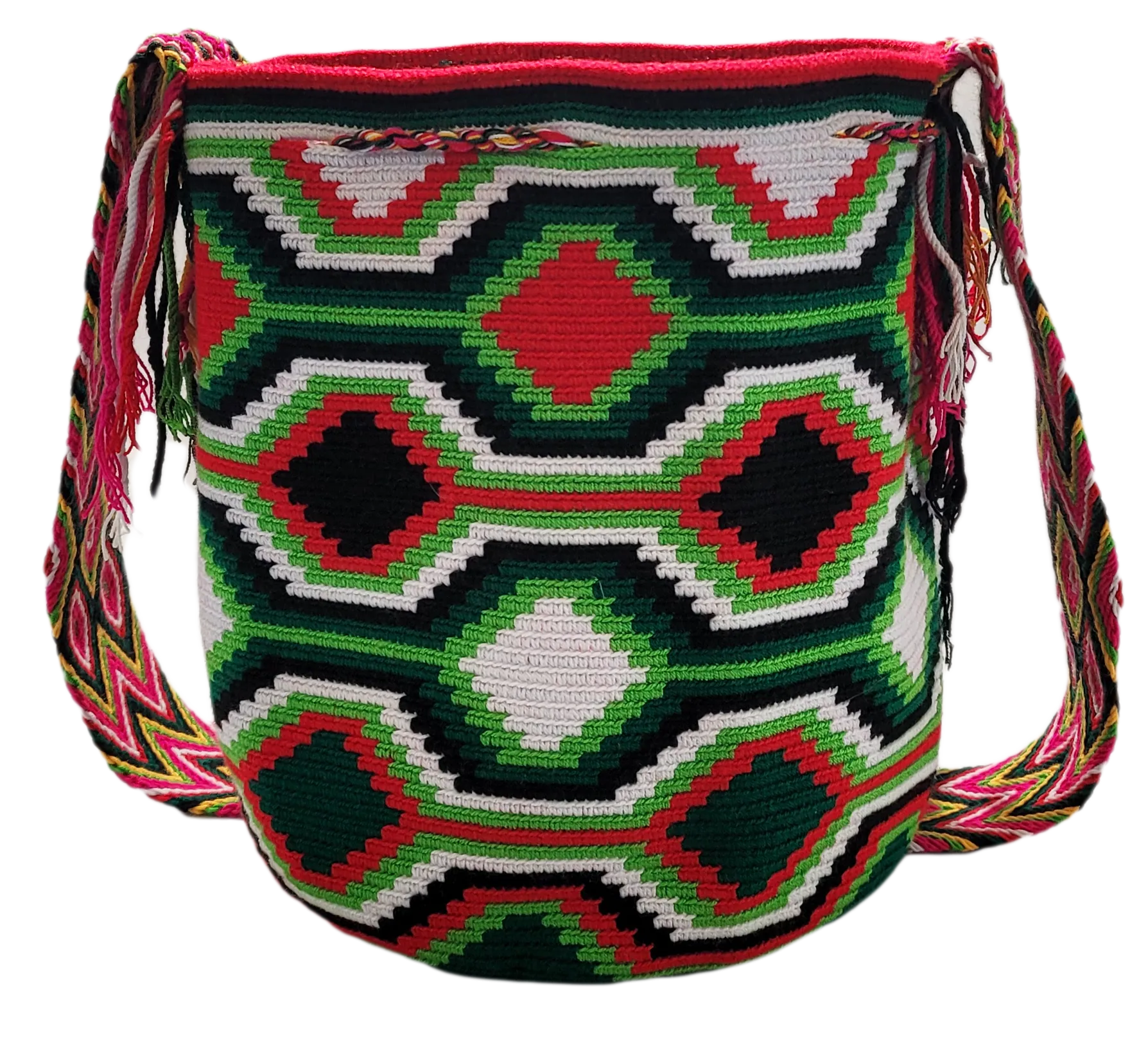 Bella Large Handmade Crochet Wayuu Mochila Bag