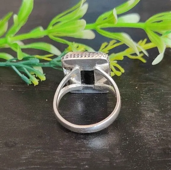 Black Onyx 925 Sterling Silver Handmade Ring