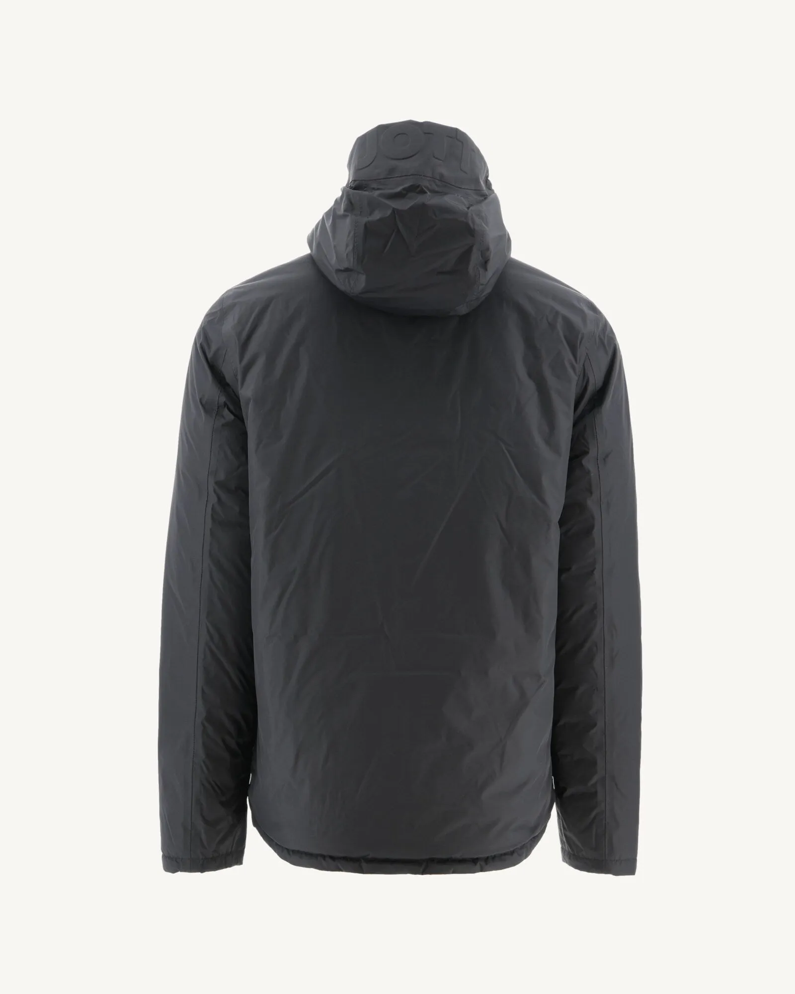 Black Reversible hooded puffer jacket Bergen