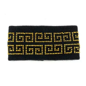 Bling Greek Patterned Earmuff Headband