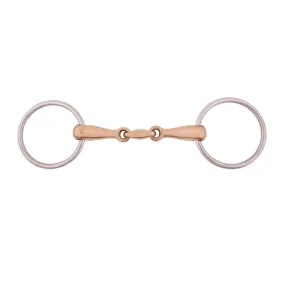 BR Cuprion Loose Ring Snaffle Bit