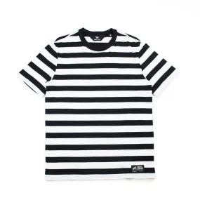 Breton Oversized Tee (White/Black)