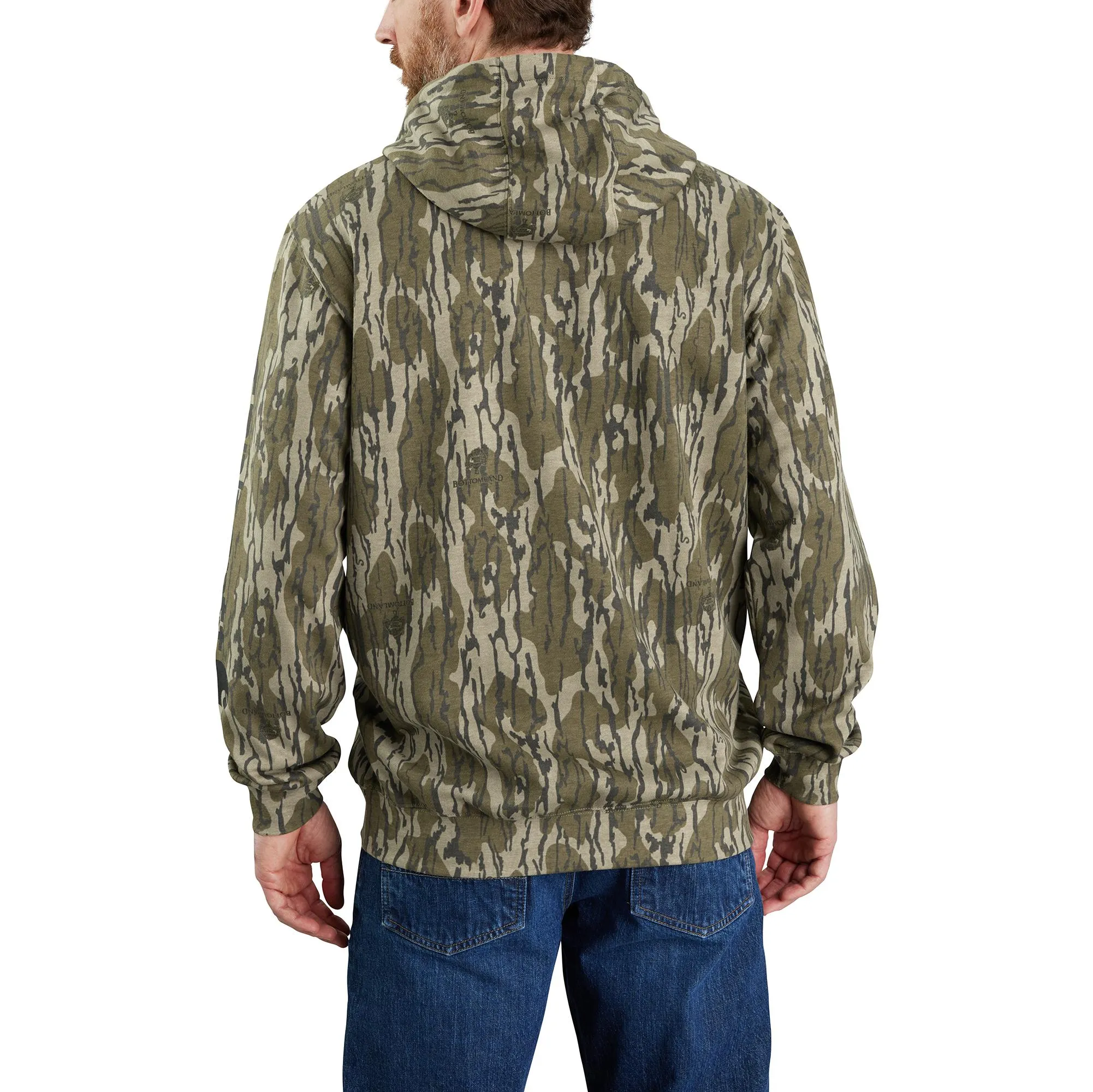 Carhartt Men's Loose Fit Camo Sleeve Graphic Sweatshirt