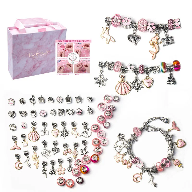 Cartoon Pink Set DIY Handmade Jewelry