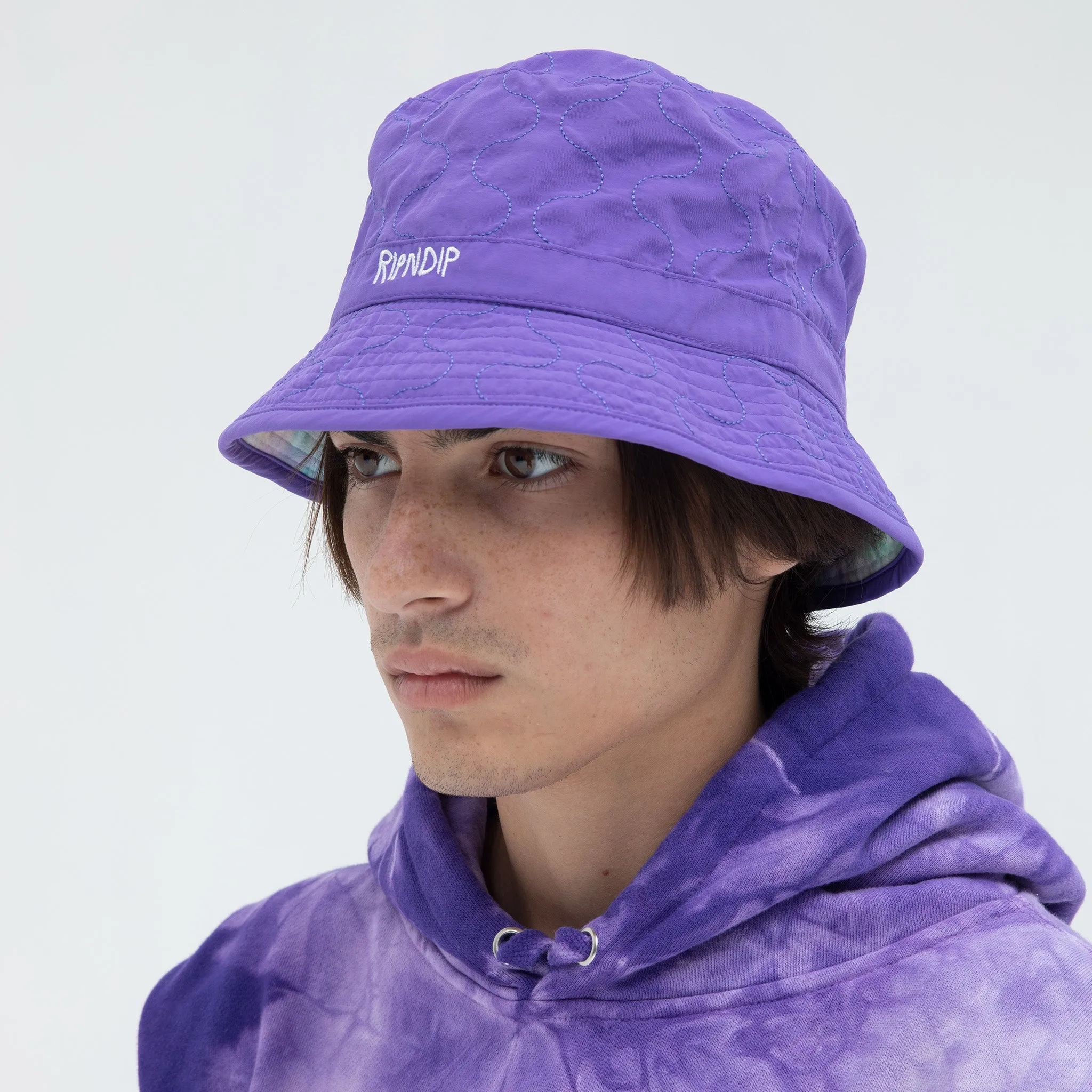 Castanza Reversible Bucket Hat (Purple)