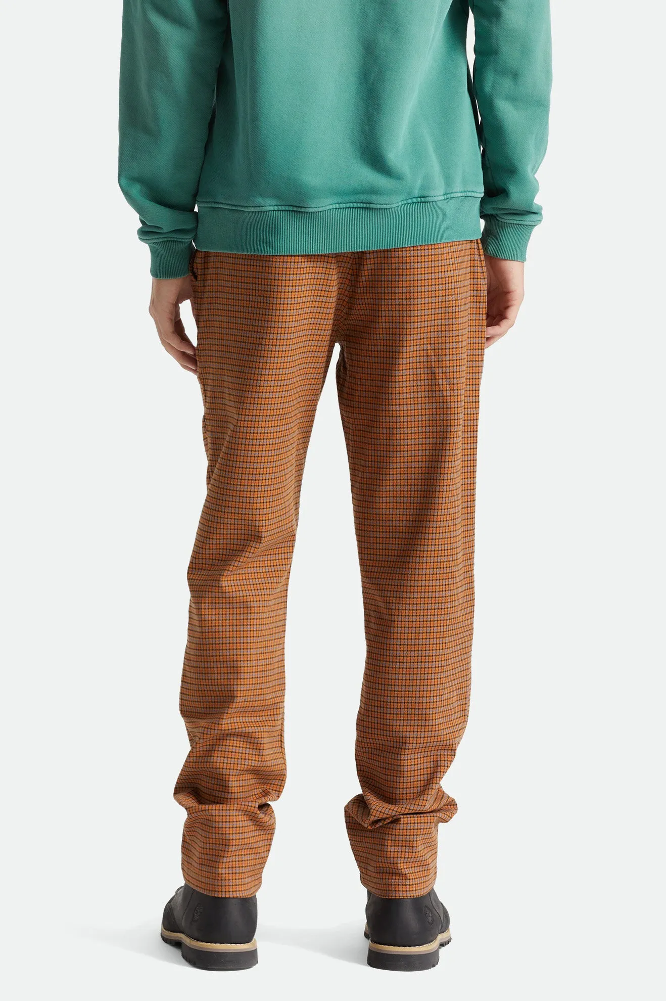 Choice Chino Pant - Brick Plaid