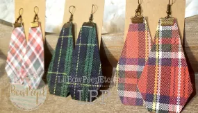 Christmas Plaid Earrings