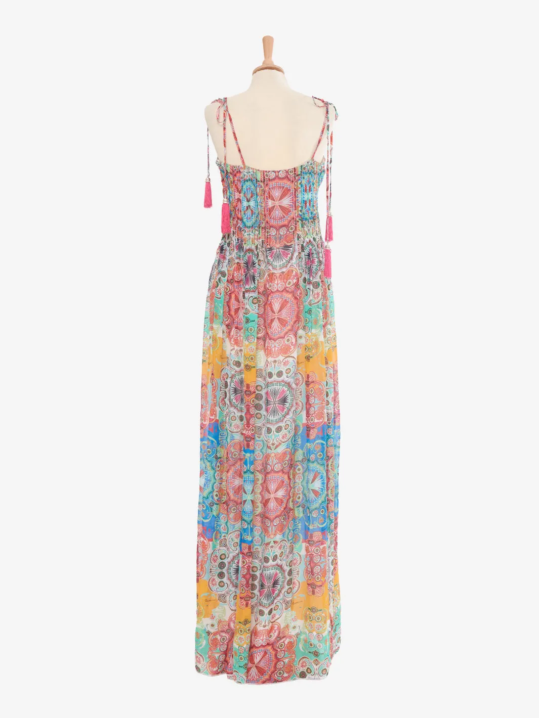 Class Cavalli Patterned pleated dress