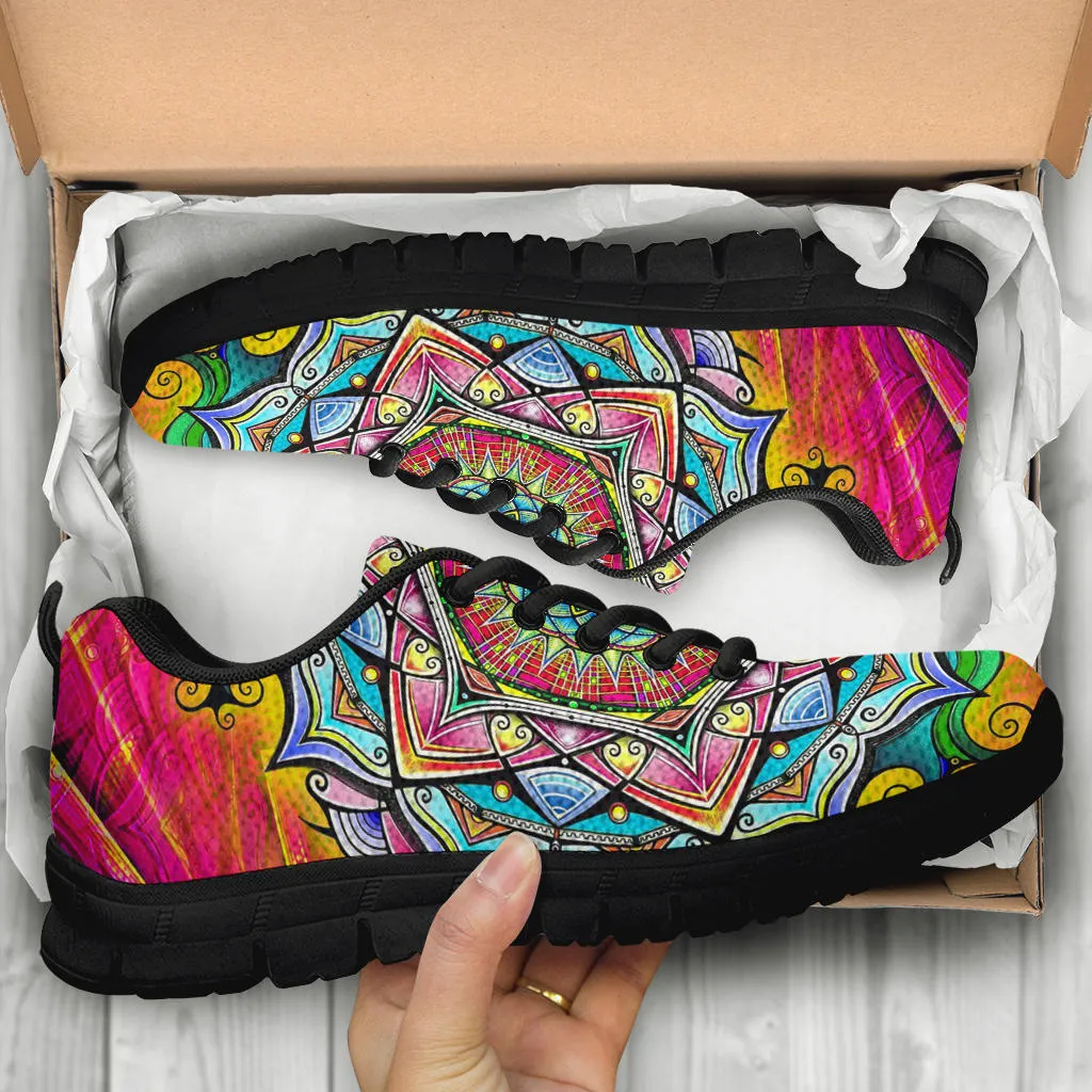 Colorful Mandala Handmade Sneakers