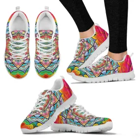 Colorful Mandala Handmade Sneakers