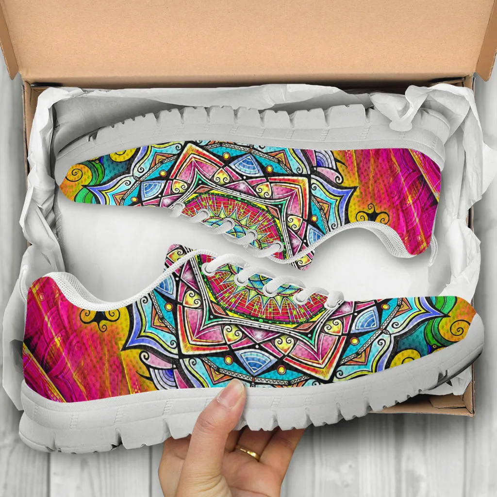 Colorful Mandala Handmade Sneakers