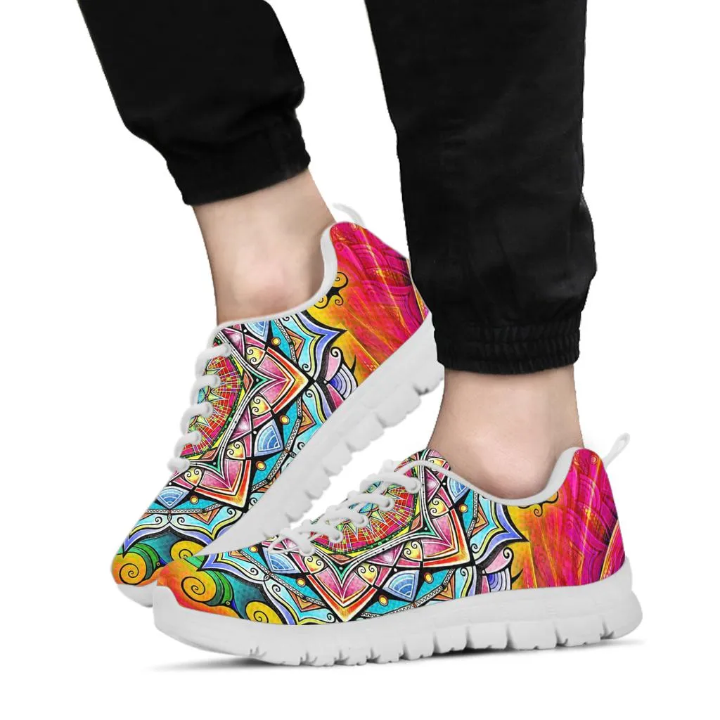 Colorful Mandala Handmade Sneakers