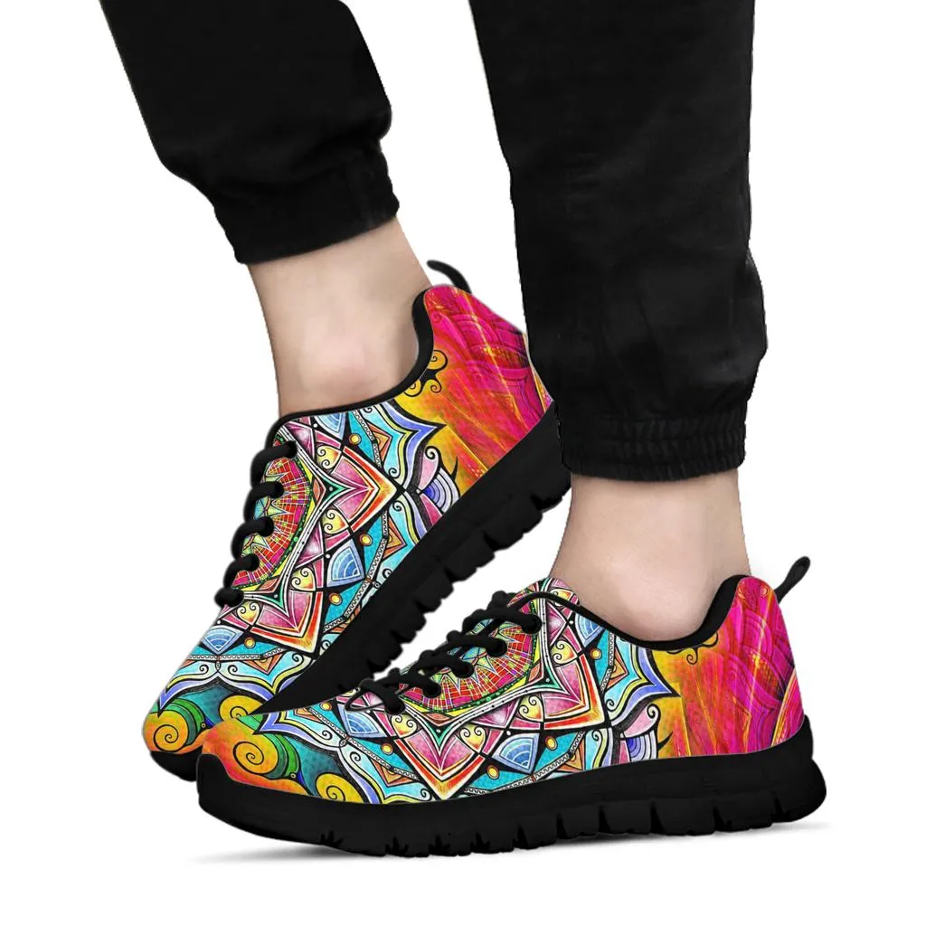 Colorful Mandala Handmade Sneakers