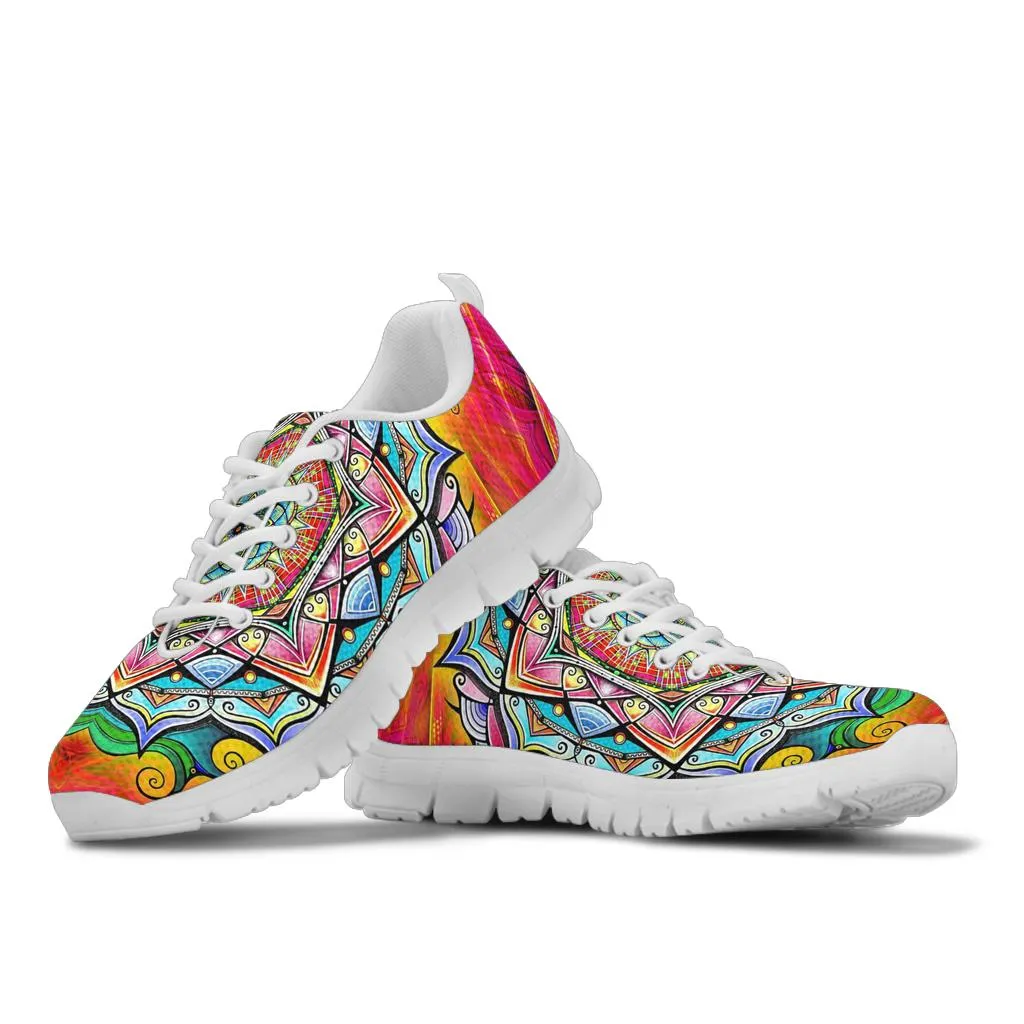 Colorful Mandala Handmade Sneakers