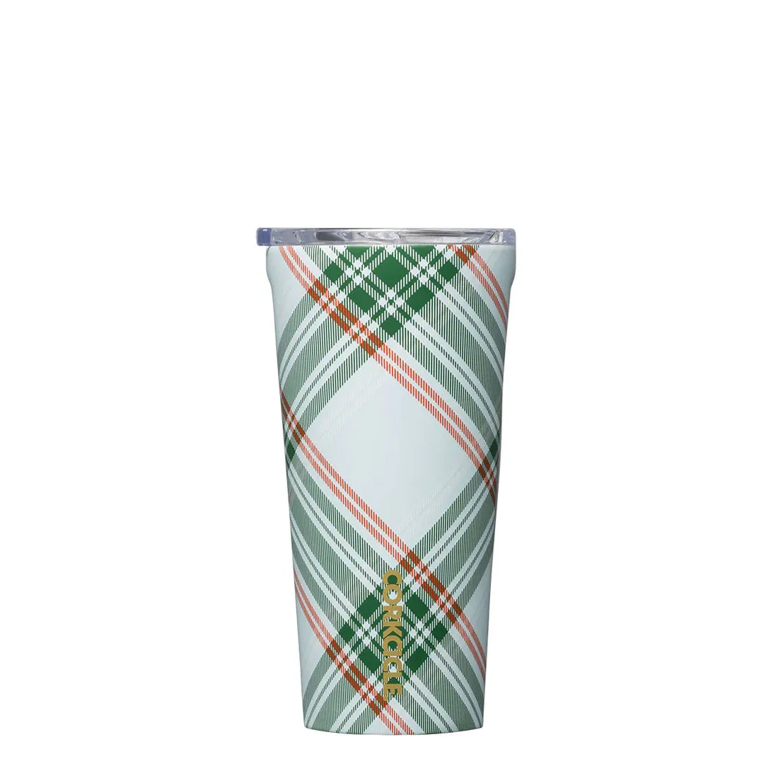 Corkcicle- Peppermint Plaid