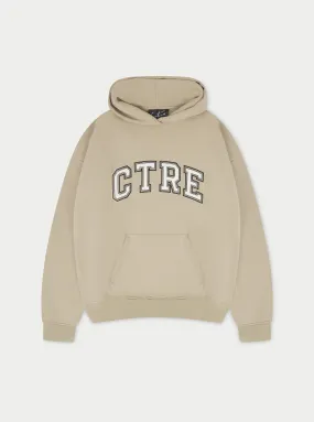 CTRE OVERSIZED HOODIE - BEIGE