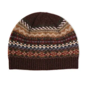 Fairisle Patterned Mens Fairisle Hat | Lochinver | Lomond