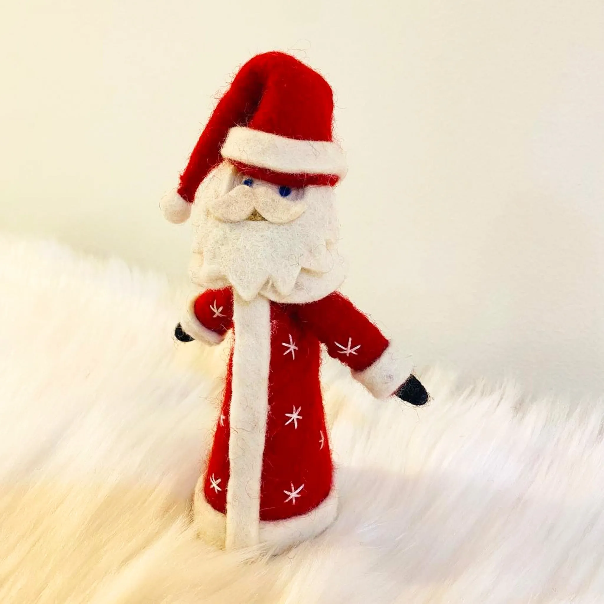 Felt Santa Handmade Tree Topper