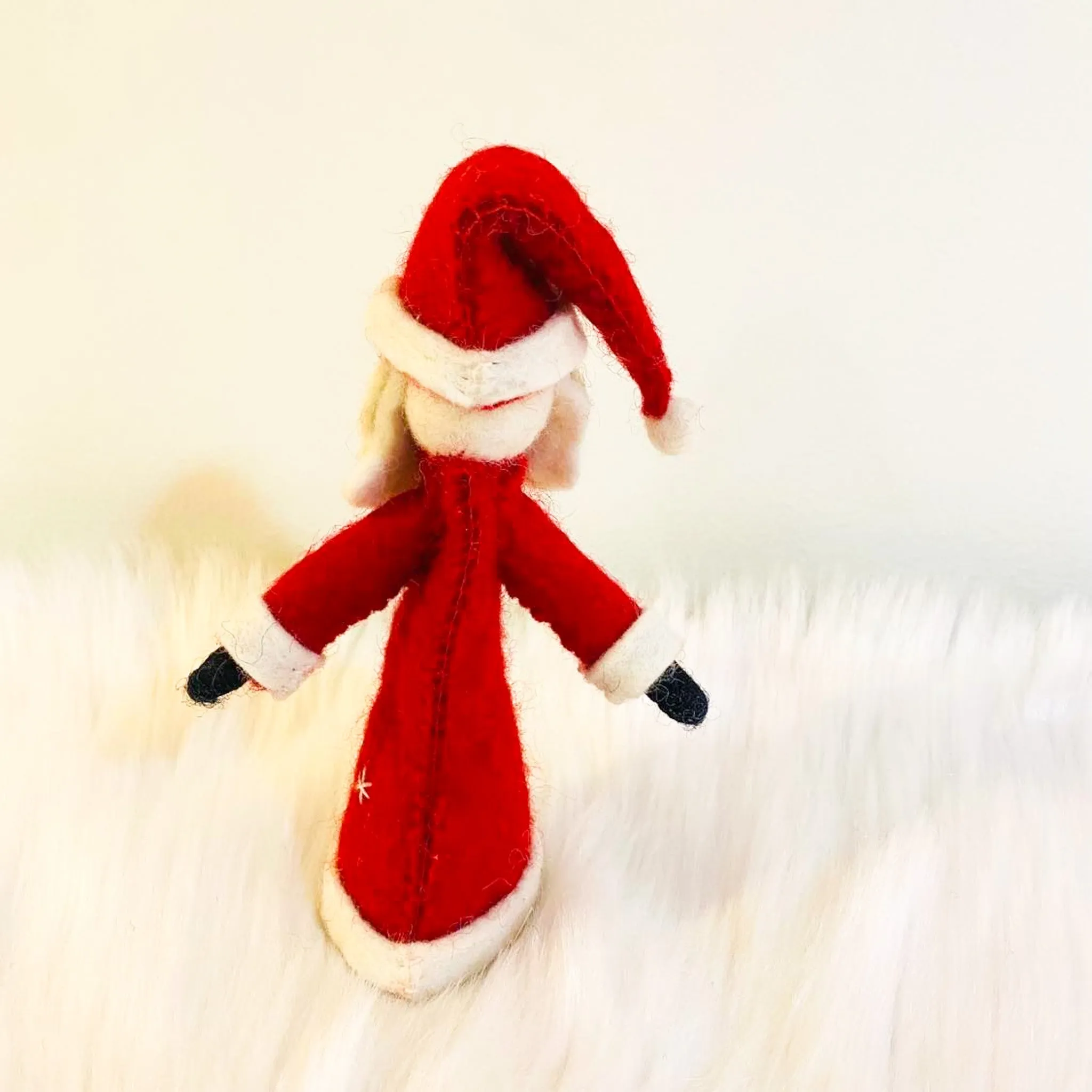 Felt Santa Handmade Tree Topper