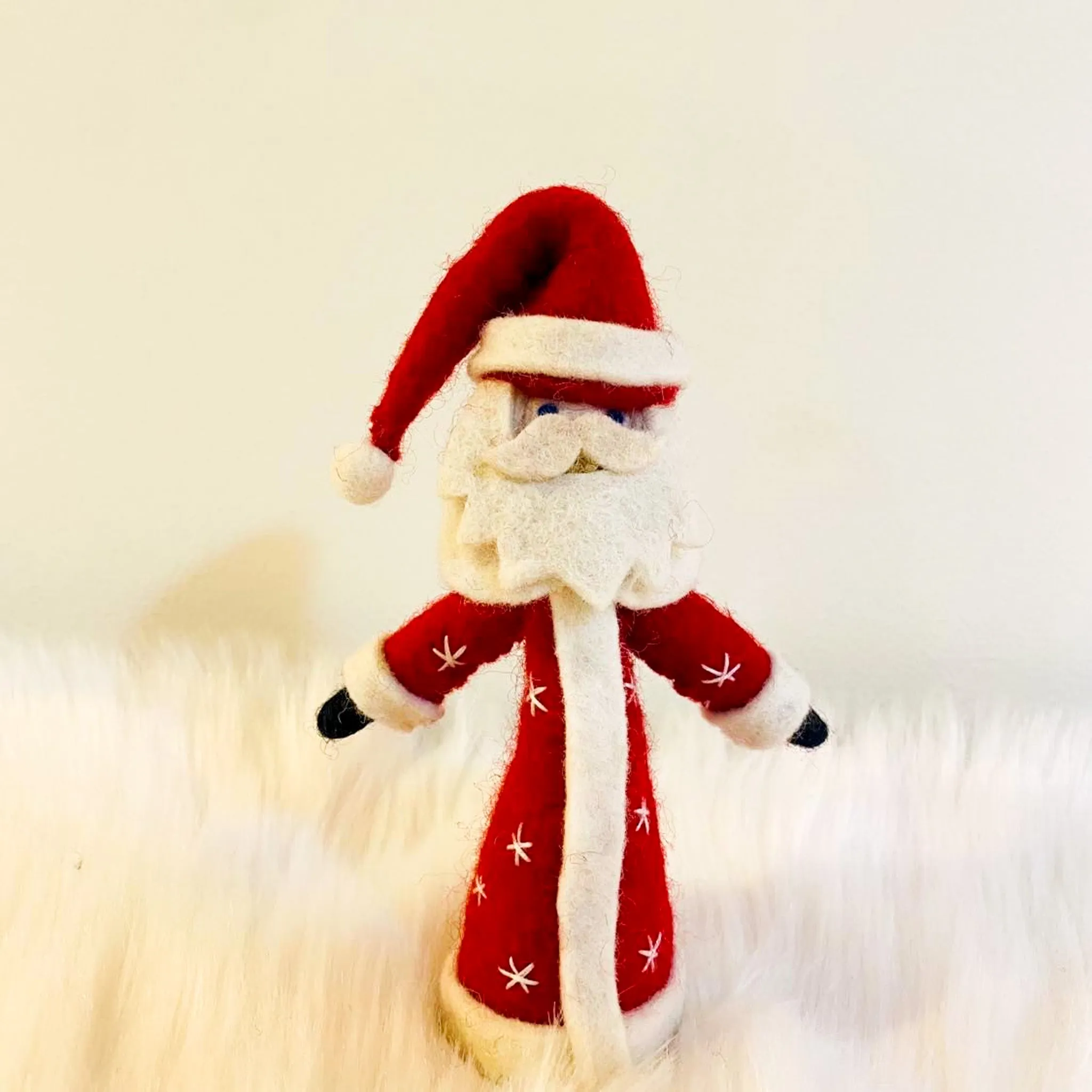 Felt Santa Handmade Tree Topper