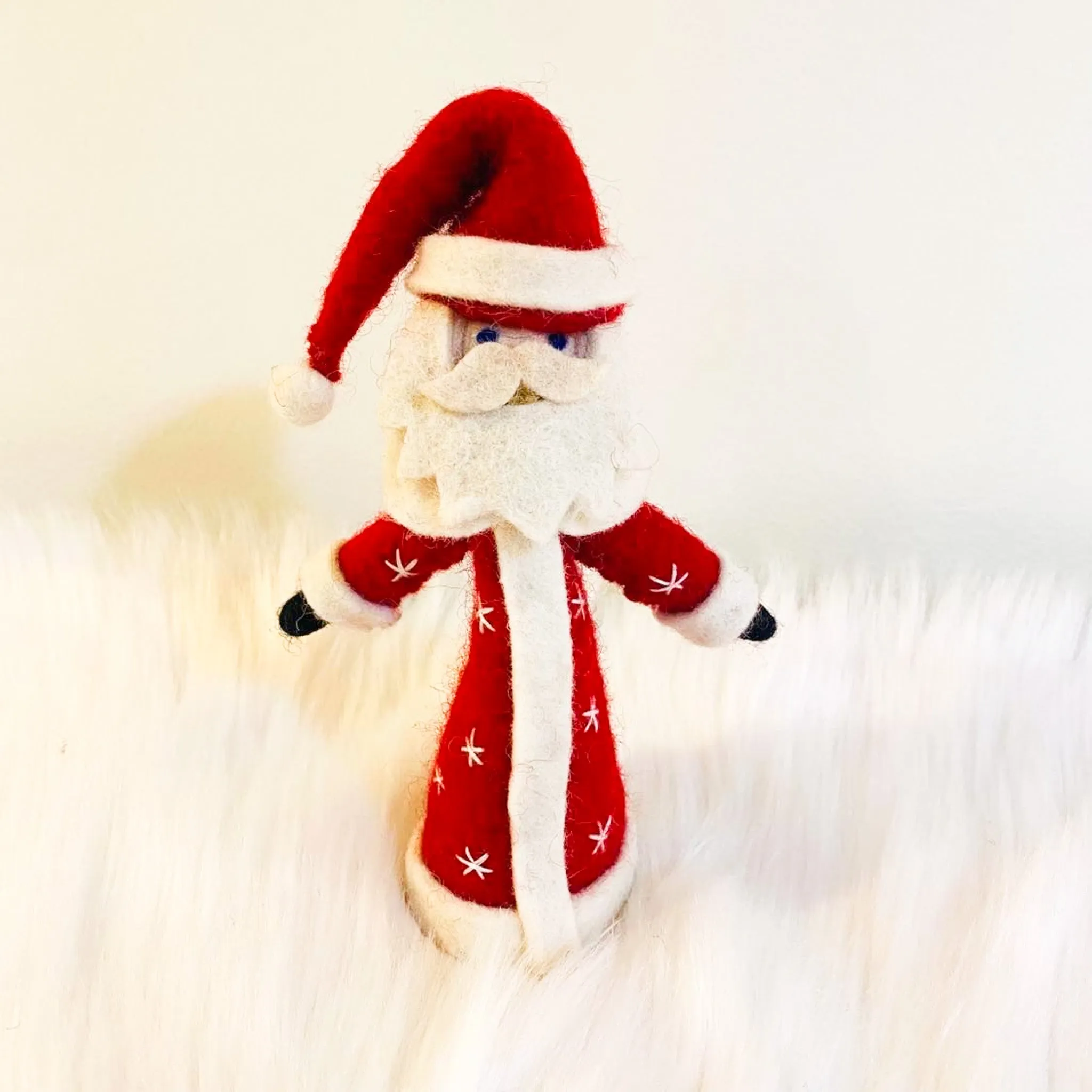 Felt Santa Handmade Tree Topper