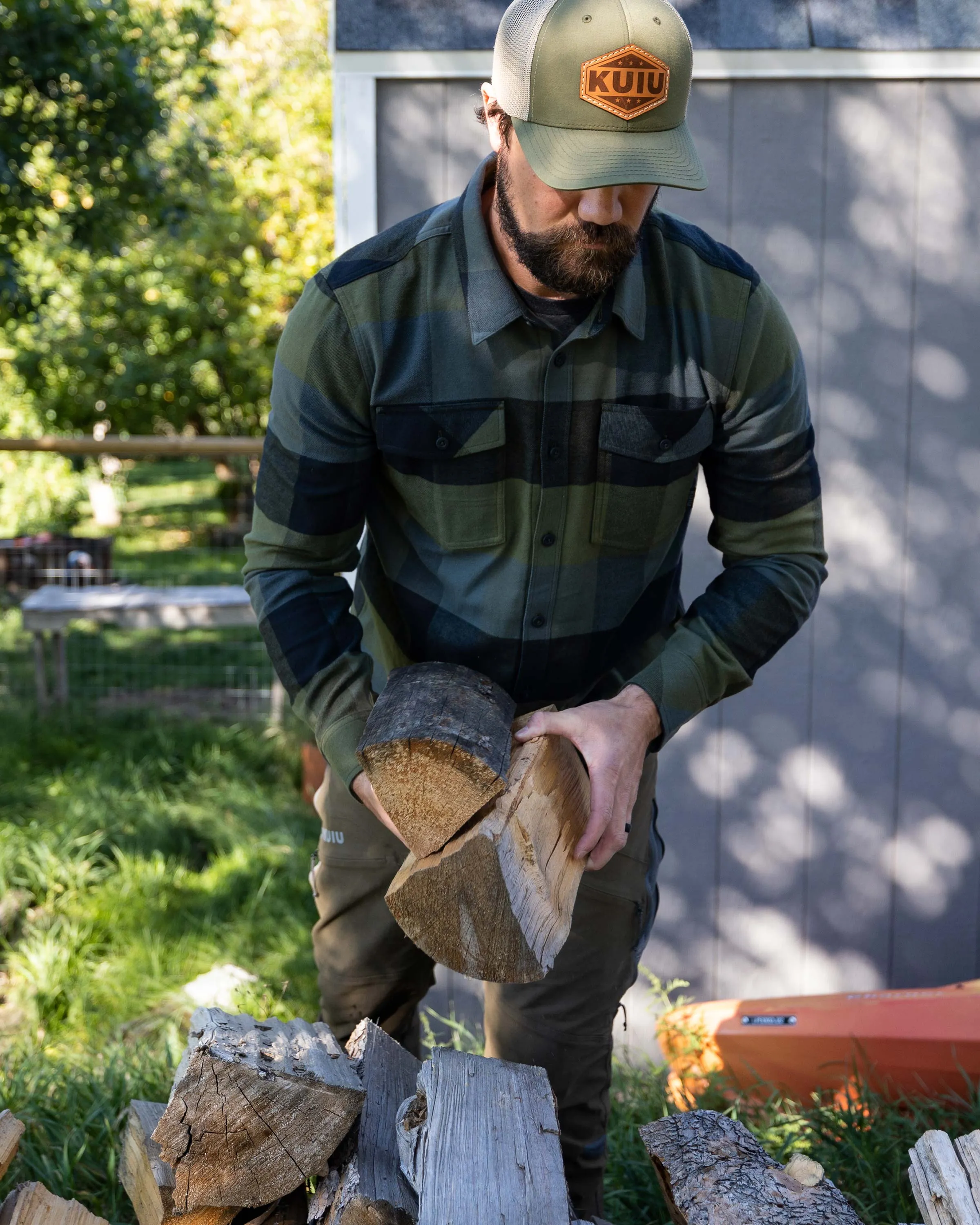 Field Flannel Shirt | Verde Plaid