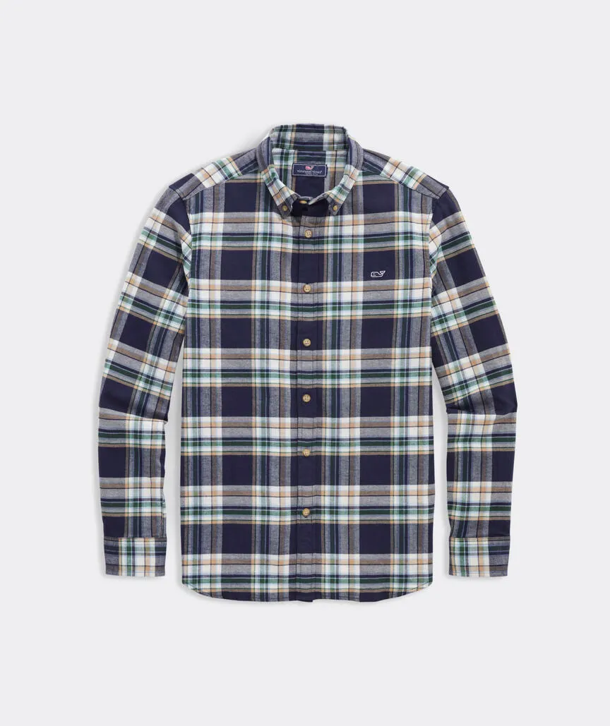 Flannel Plaid Whale Shirt