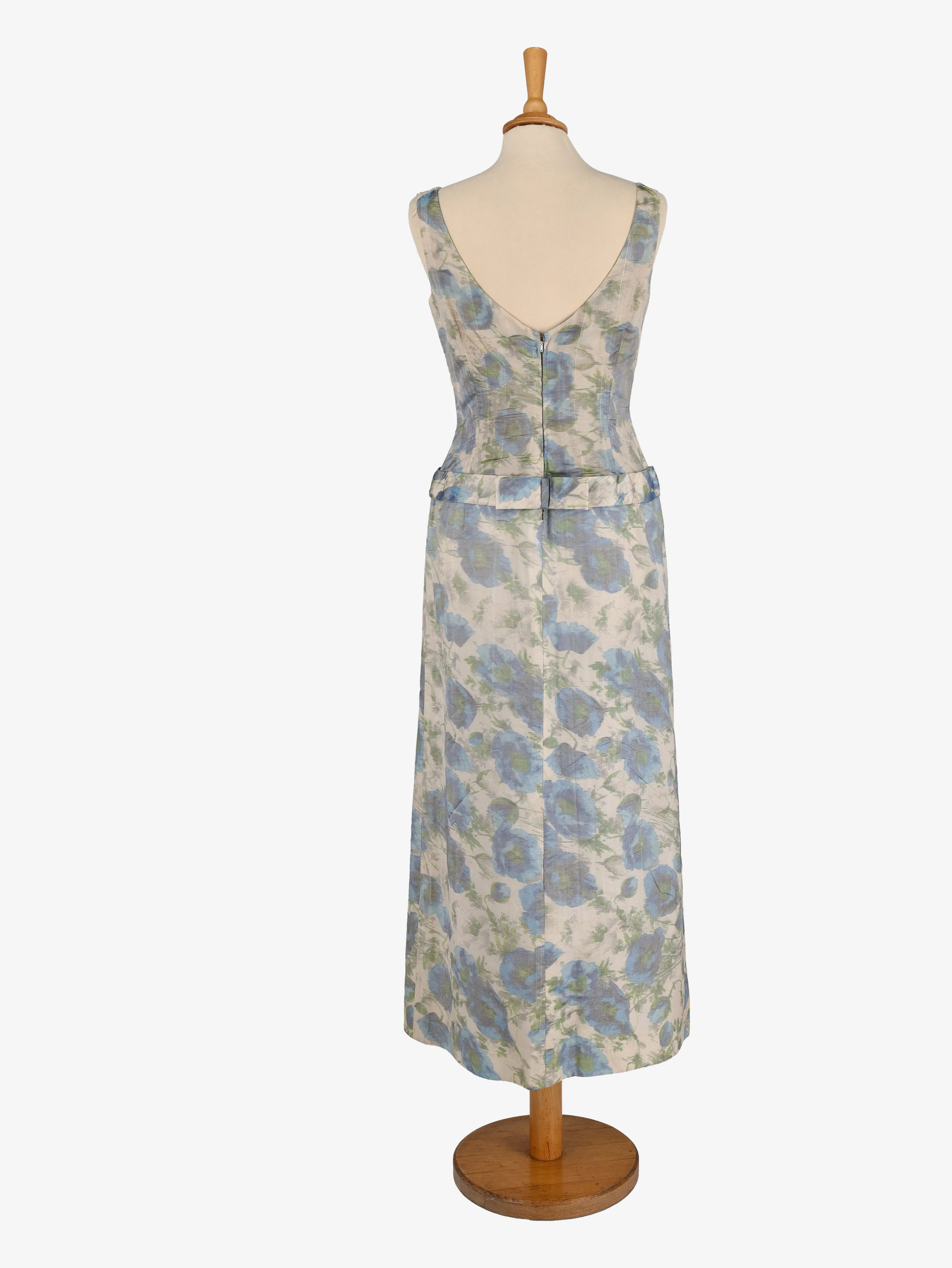 Floral Patterned Dress - 60s