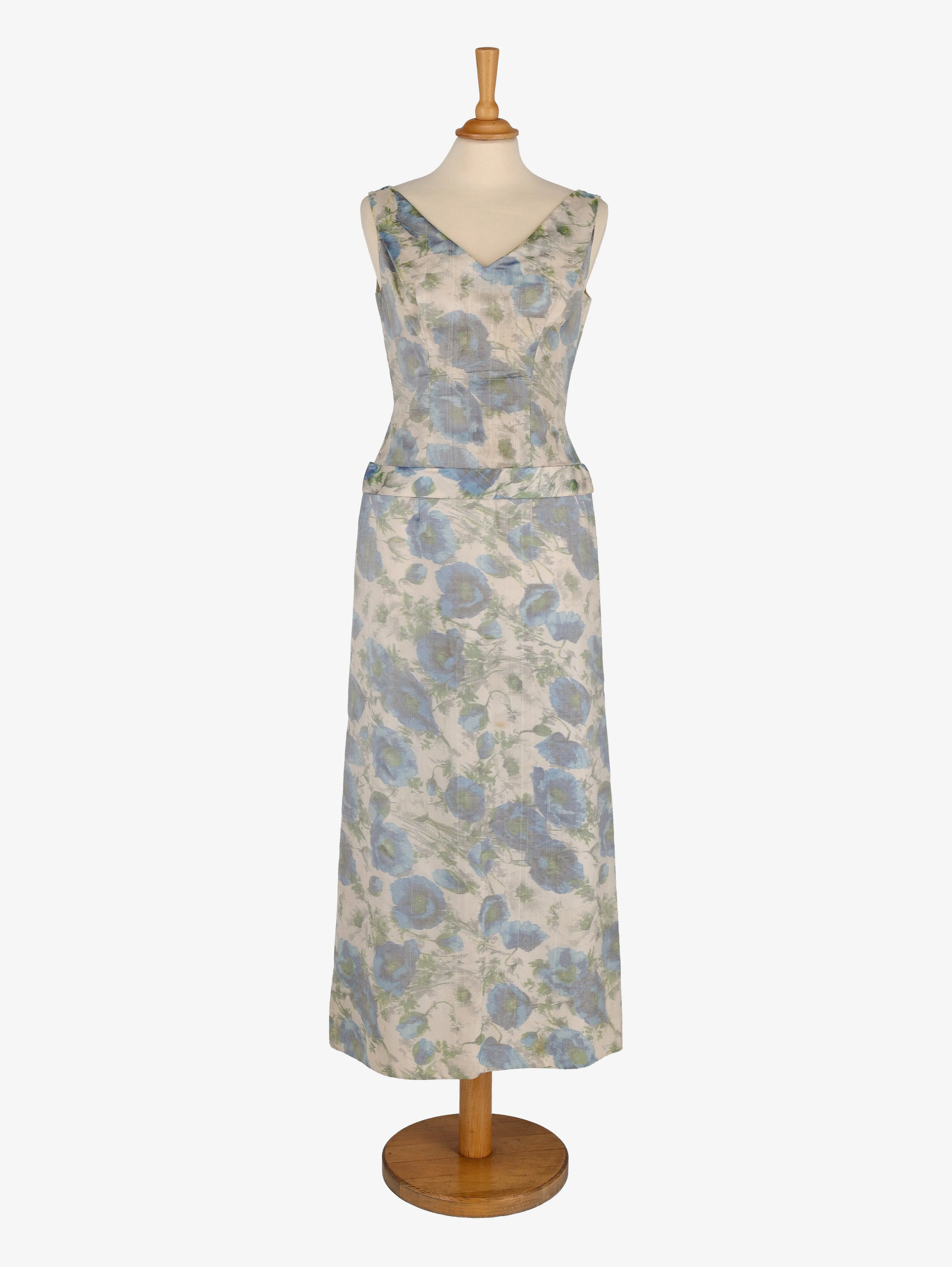 Floral Patterned Dress - 60s