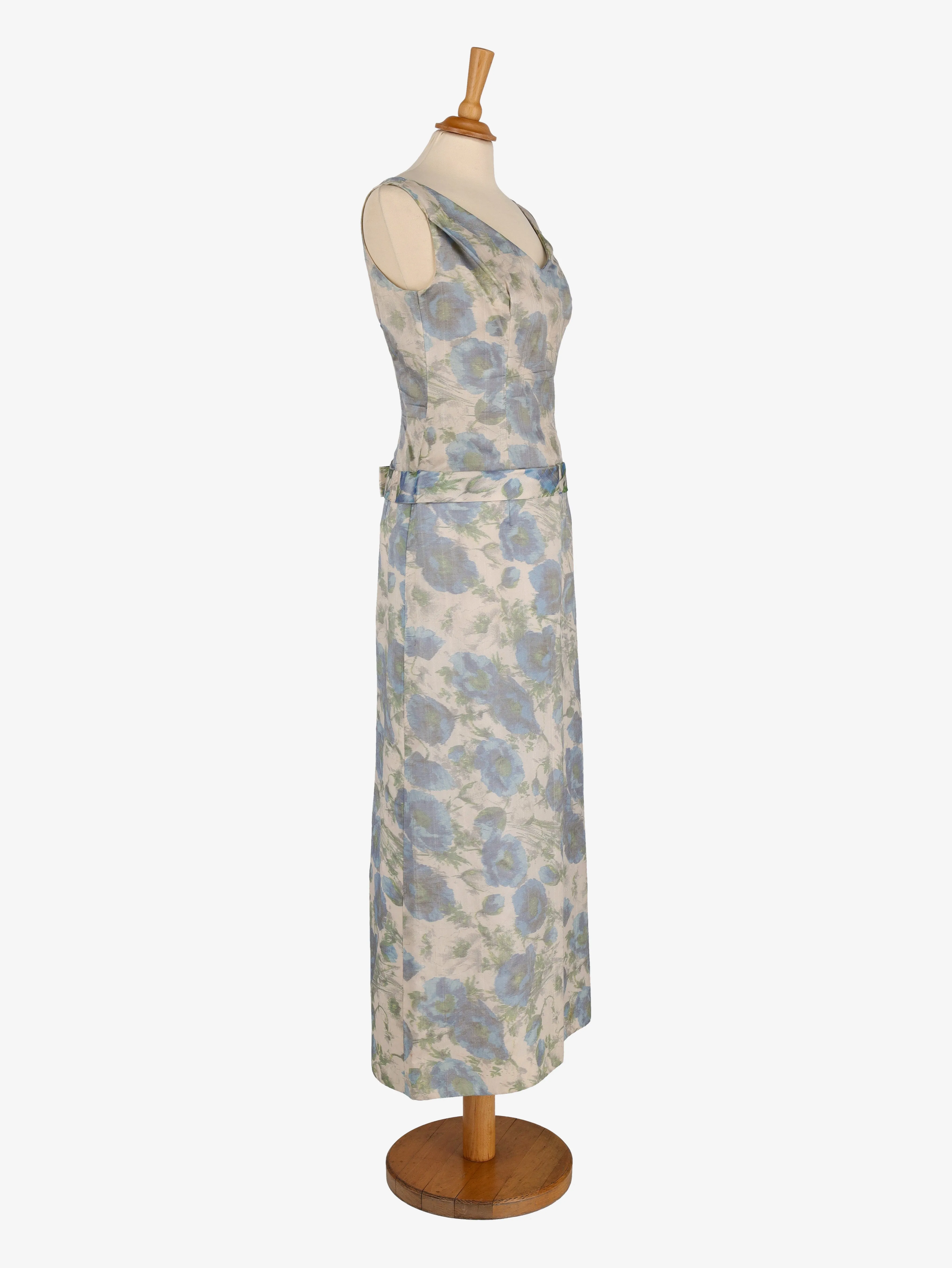 Floral Patterned Dress - 60s