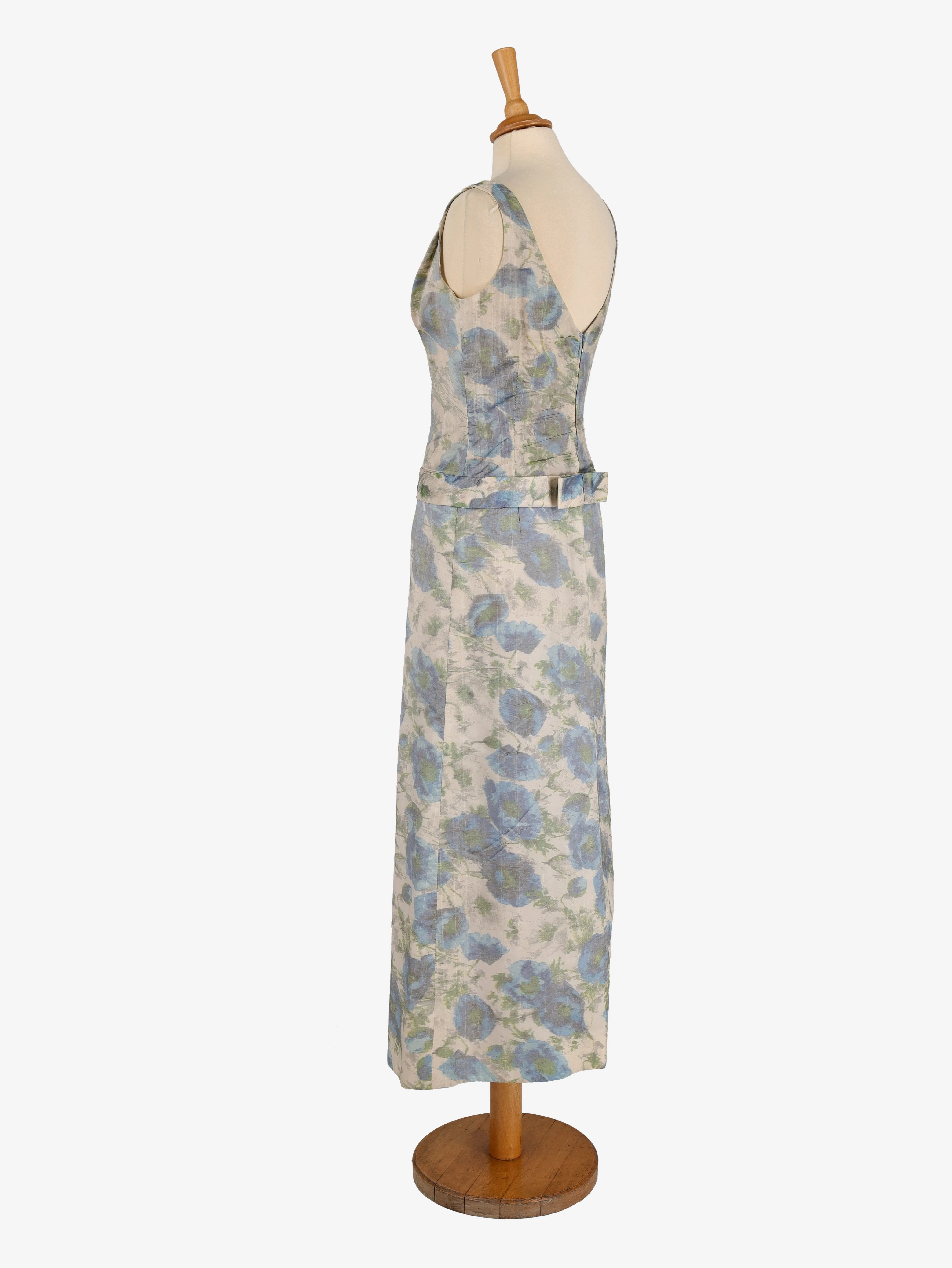 Floral Patterned Dress - 60s