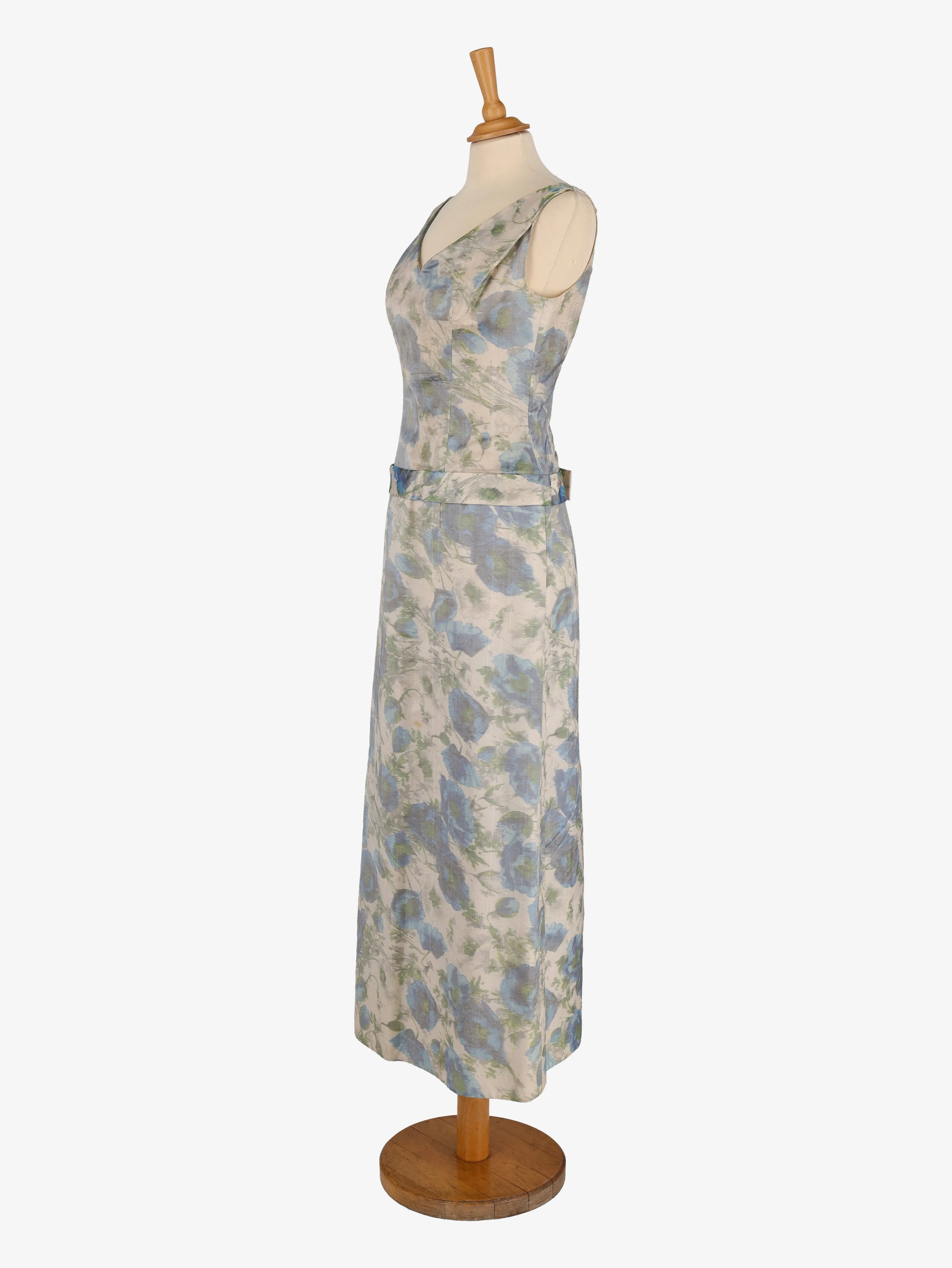 Floral Patterned Dress - 60s