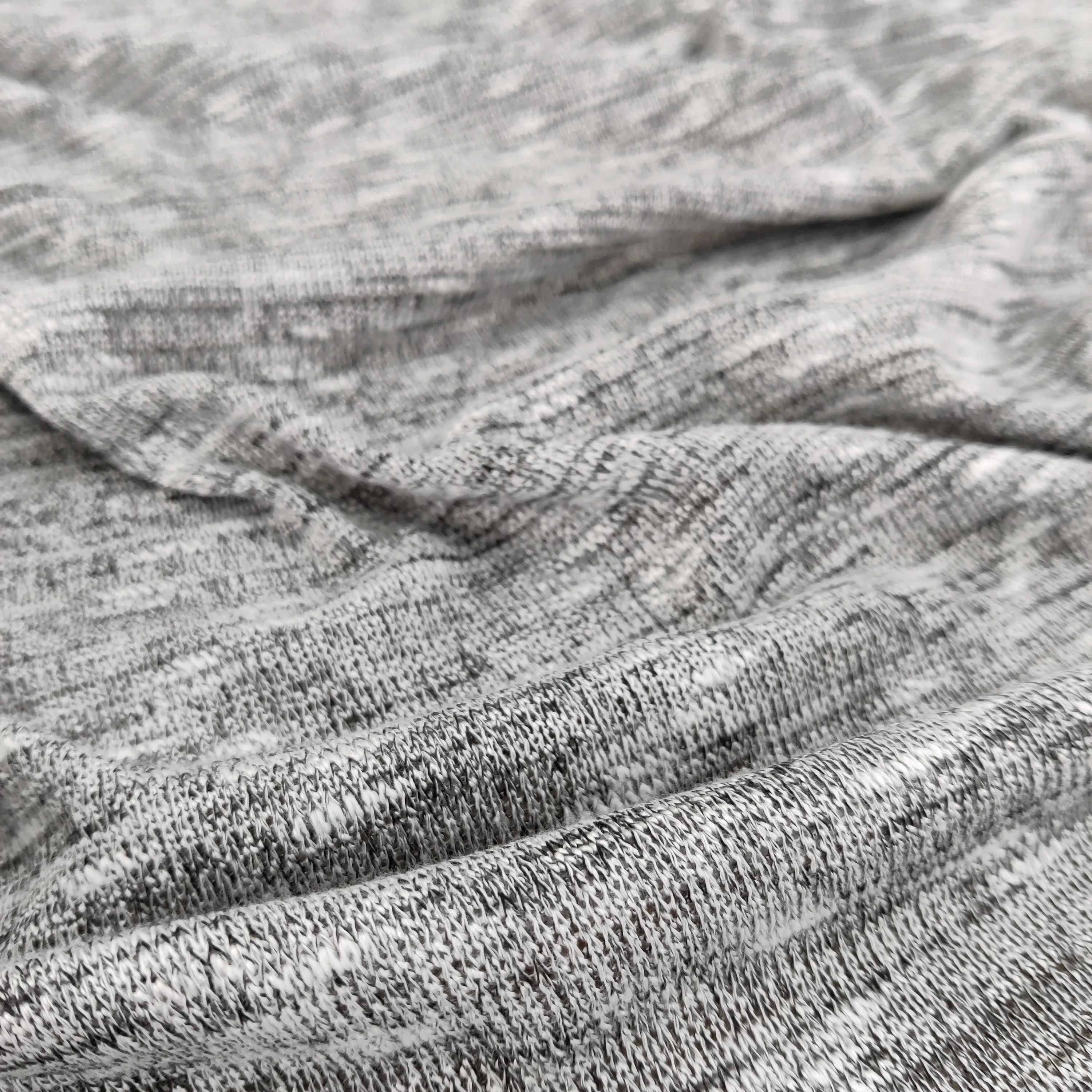 FS719_1 Grey Loose Knit Stretch Fabric