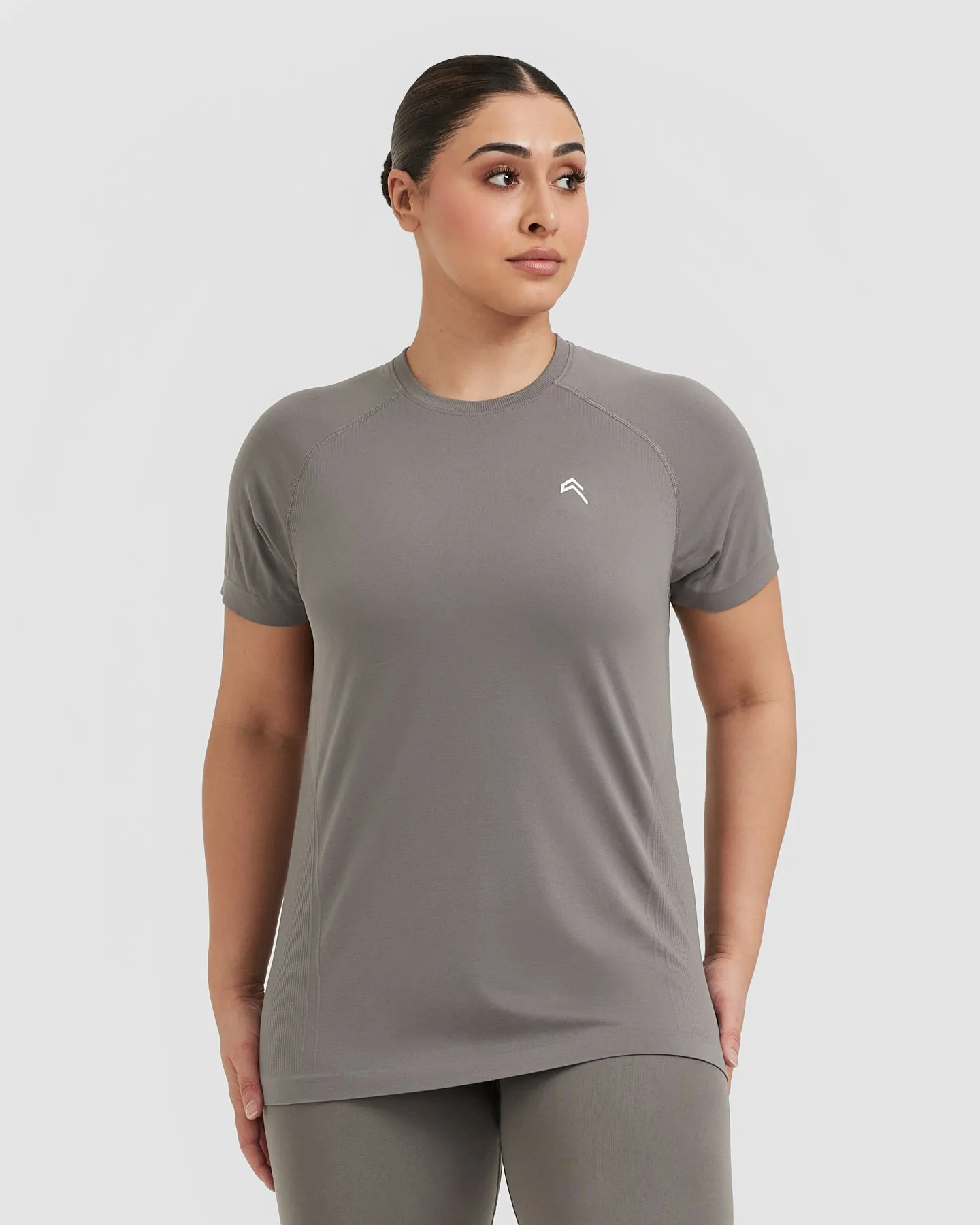 Go To Seamless Loose Top | Ash Grey