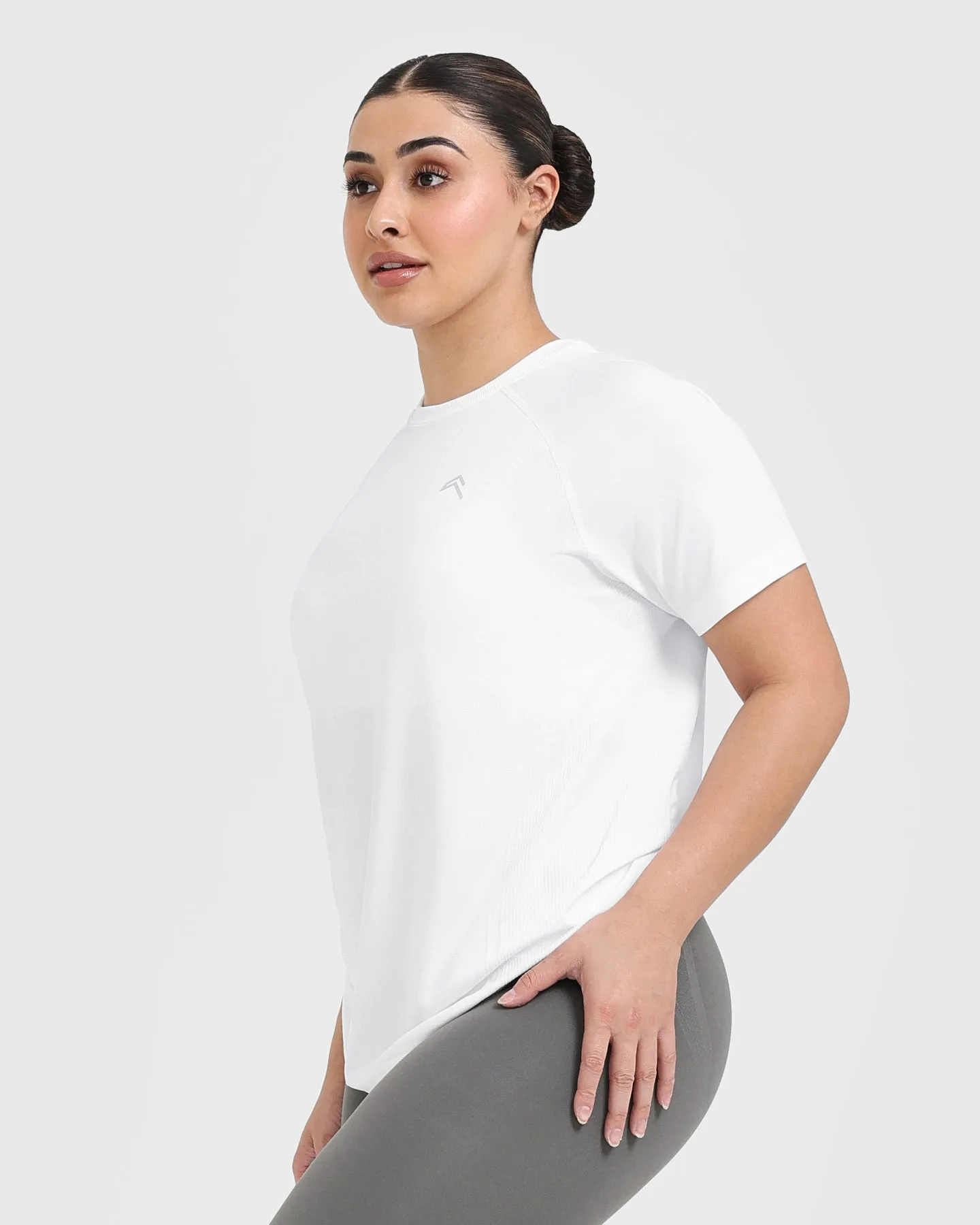 Go To Seamless Loose Top | White