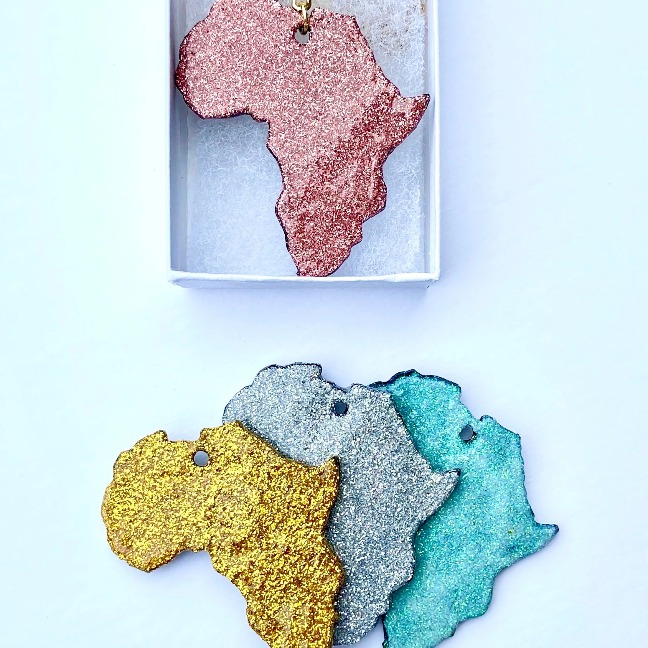 Handmade Africa Stud Earrings