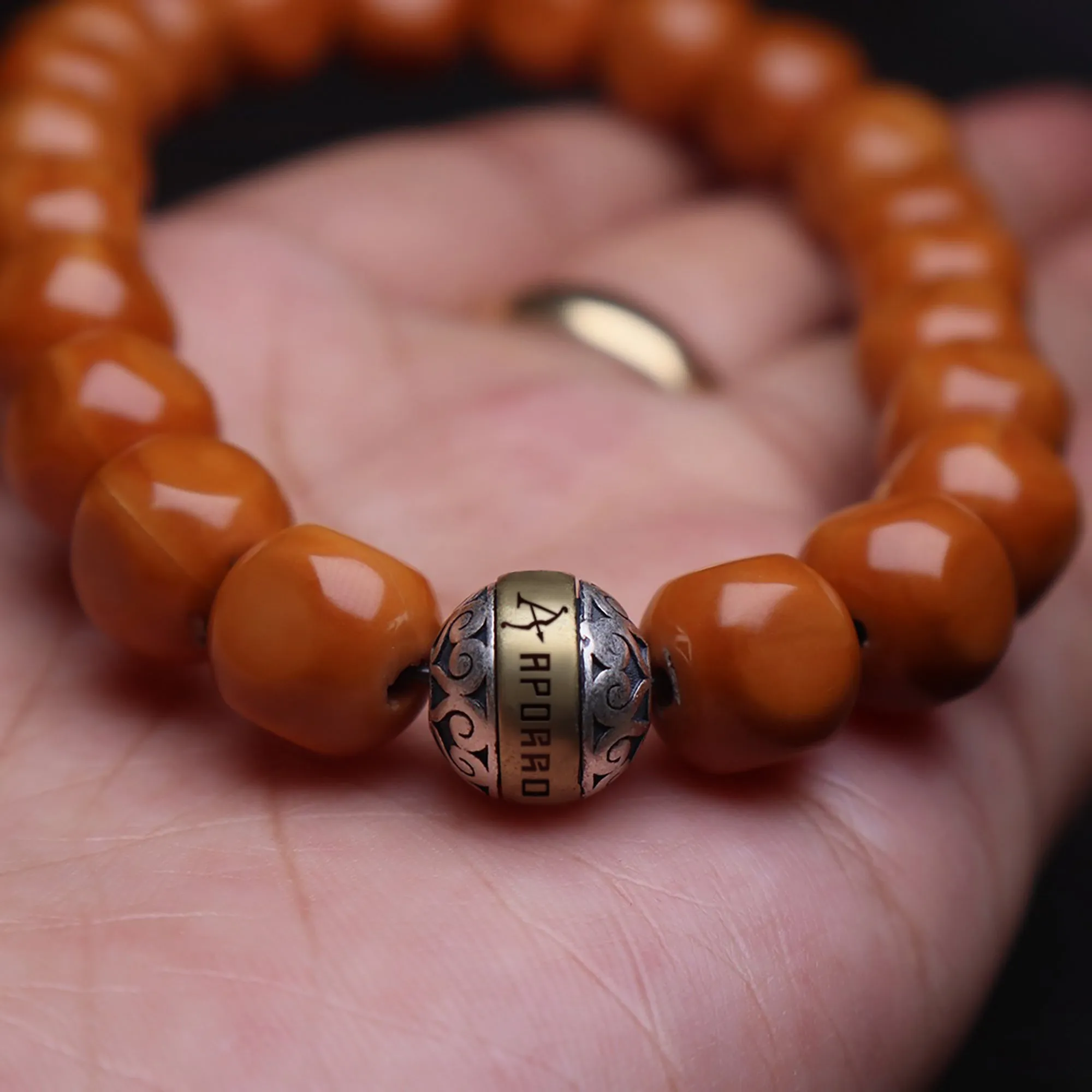 Handmade Copper Tibetan Prayer Beads