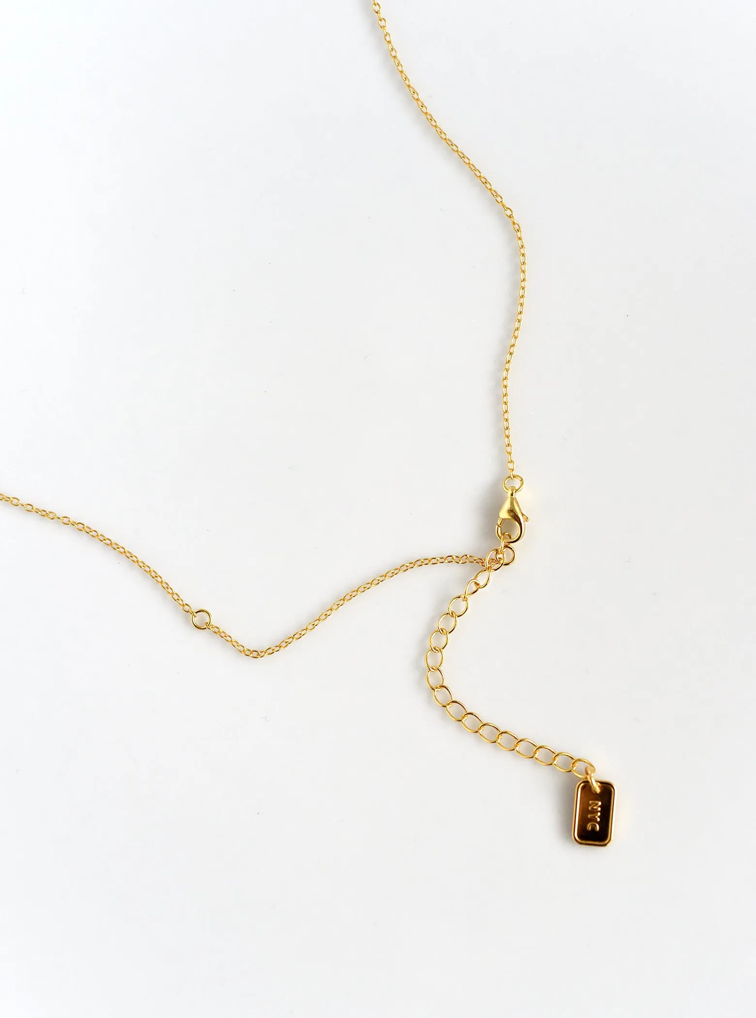 Handmade Curved Bar with Tourmaline Necklace