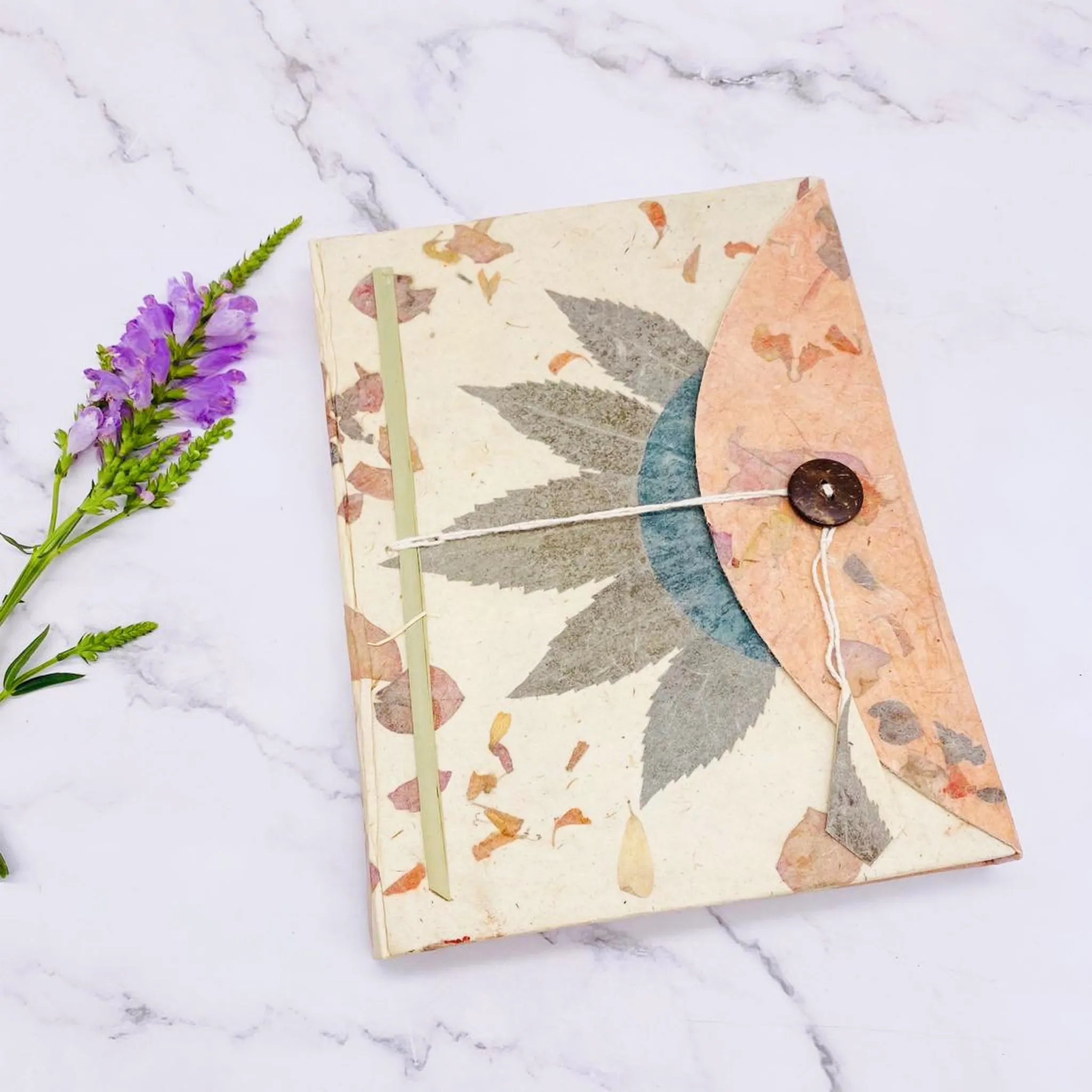 Handmade Flower Design Note Book